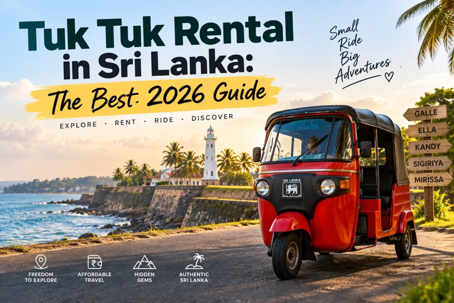 Tuk tuk rental in Sri Lanka – TukTukPisso guide cover image